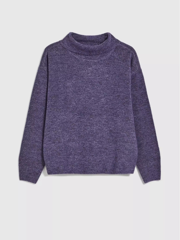 Moodo Maglione dolcevita viola Moodo