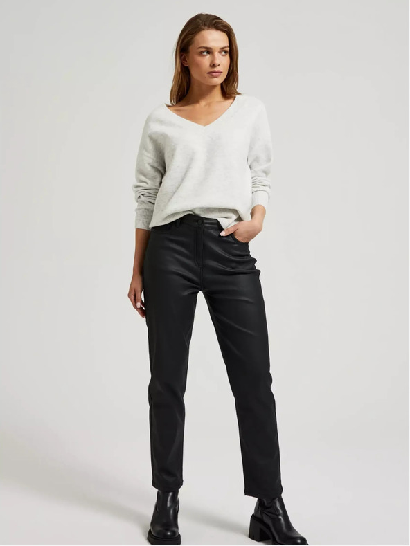 Moodo Maglione donna con scollo a V Moodo