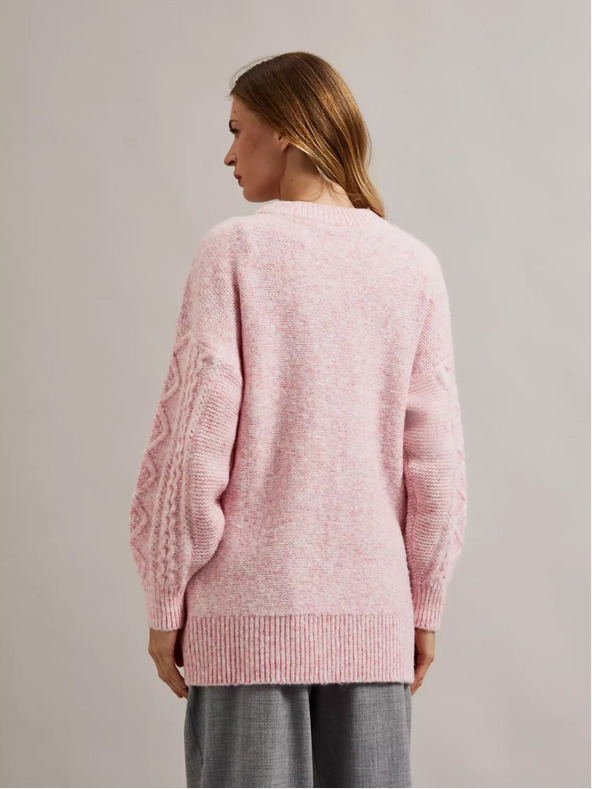 Moodo Maglione rosa a maniche larghe Moodo