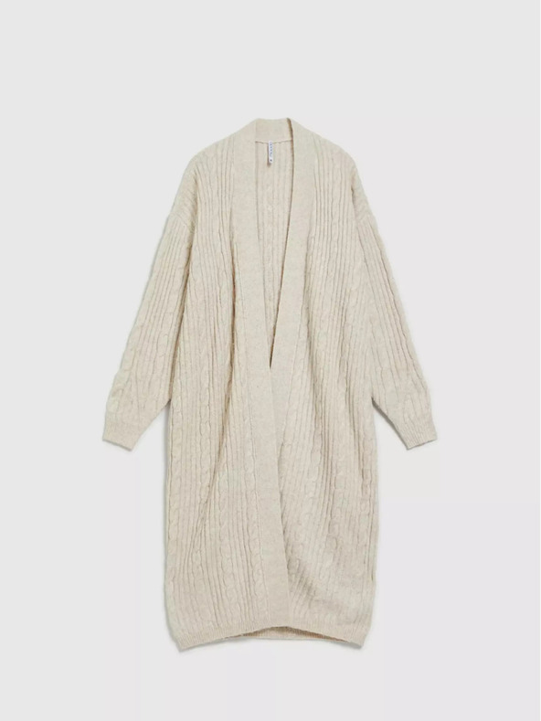 Moodo Cardigan lungo beige Moodo