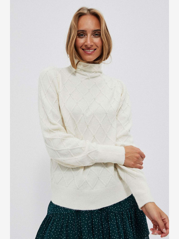 Moodo Maglione da donna Moodo color crema