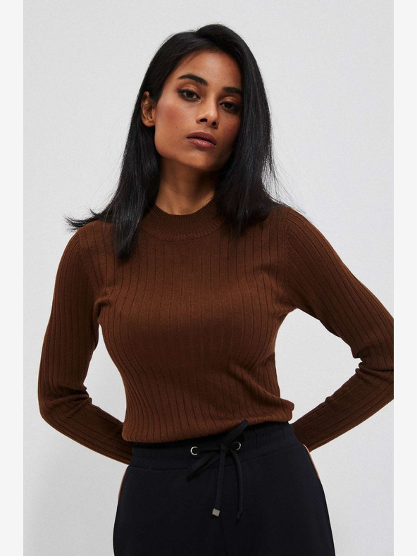 Moodo Maglione marrone da donna Moodo