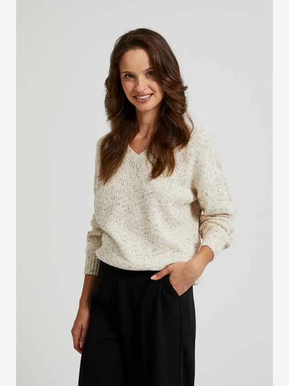 Moodo Maglione da donna beige Moodo