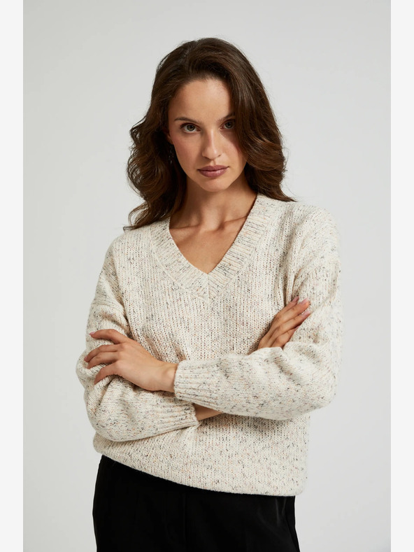 Moodo Maglione da donna beige Moodo