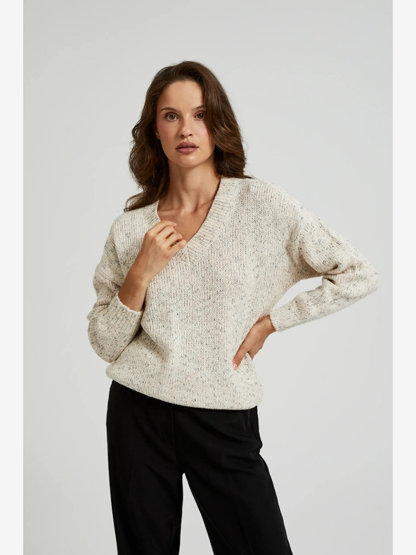 Moodo Maglione da donna beige Moodo