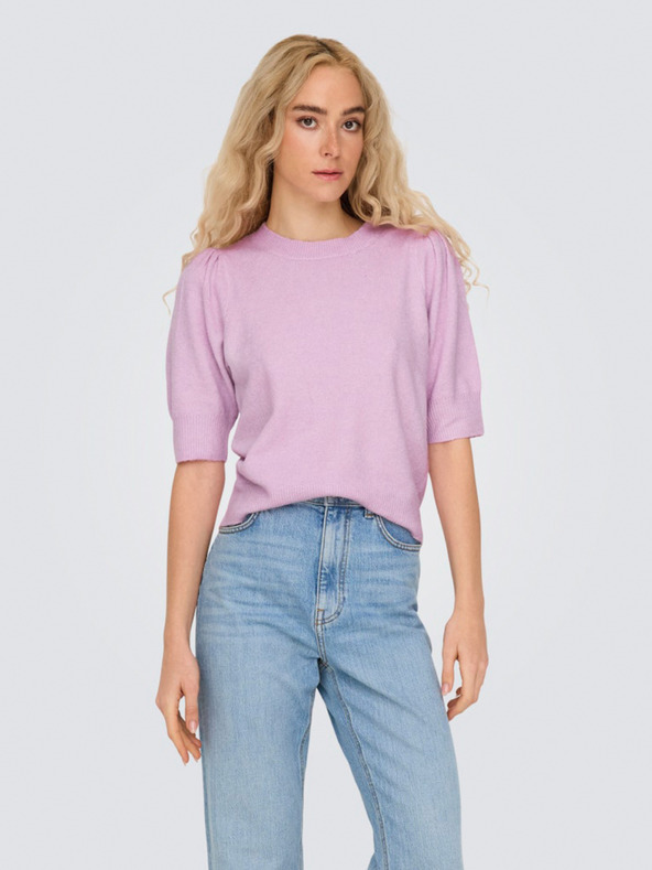 ONLY Maglia a maniche corte rosa da donna ONLY ONLRICA