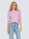 ONLY Maglia a maniche corte rosa da donna ONLY ONLRICA