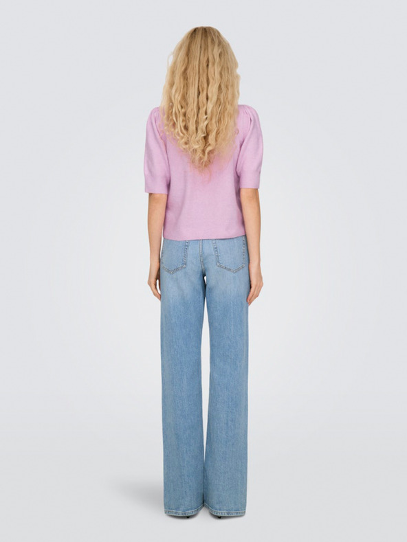 ONLY Maglia a maniche corte rosa da donna ONLY ONLRICA