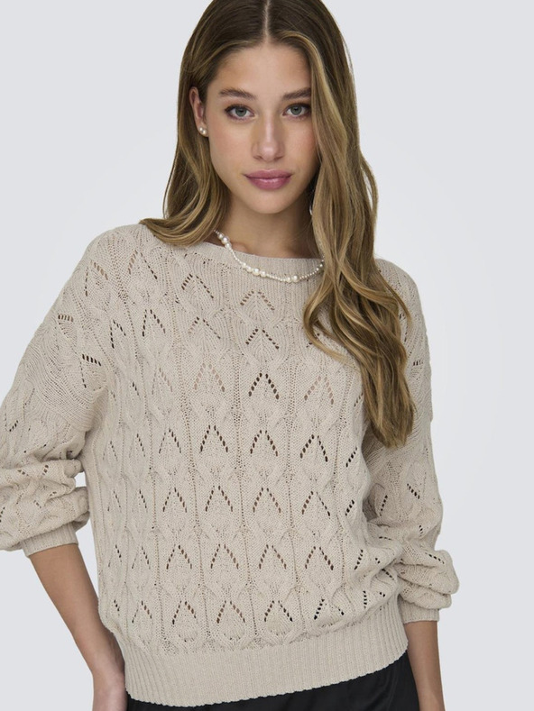 ONLY Maglione da donna beige SOLO