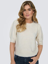 ONLY Maglione beige a maniche corte da donna ONLY ONLRICA