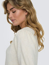ONLY Maglione beige a maniche corte da donna ONLY ONLRICA