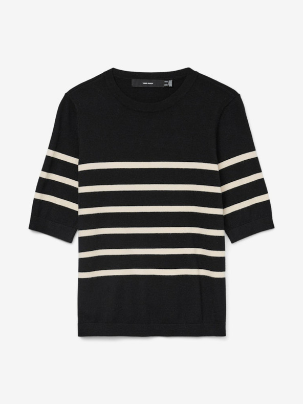 Vero Moda Maglione a righe beige e nero da donna Vero Moda