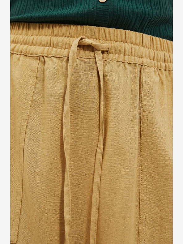 Moodo Gonna gialla con tasche Moodo