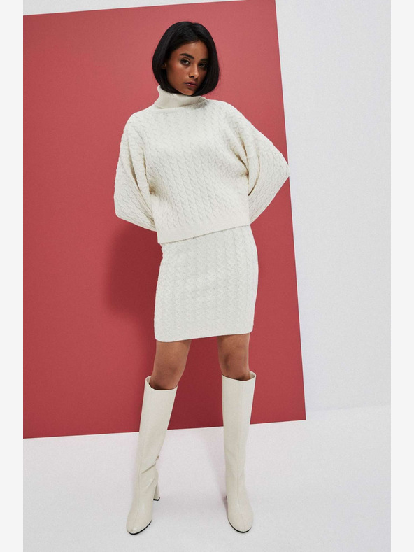 Moodo Gonna da donna crema Moodo