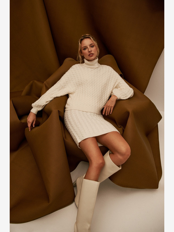 Moodo Gonna da donna crema Moodo