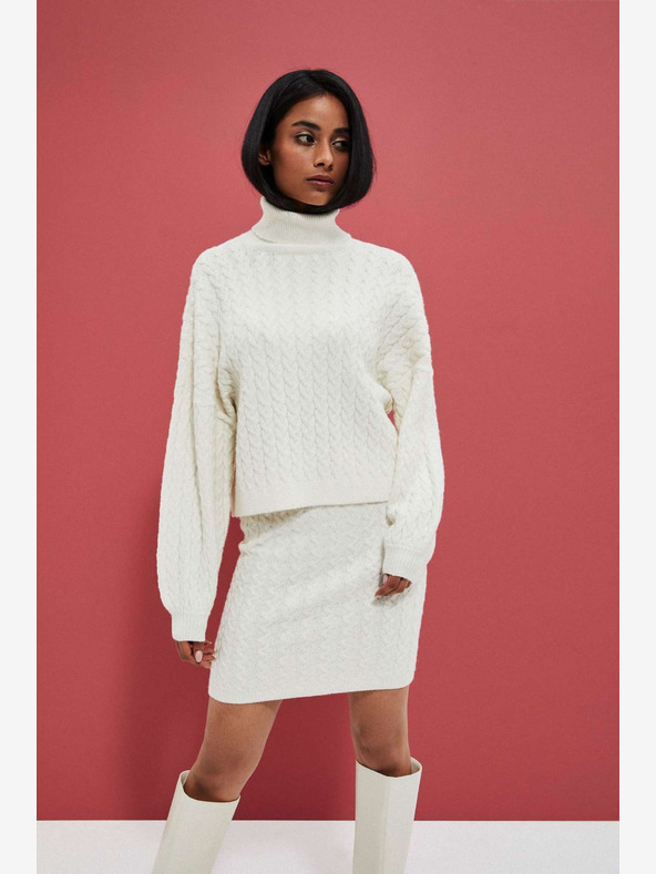 Moodo Gonna da donna crema Moodo