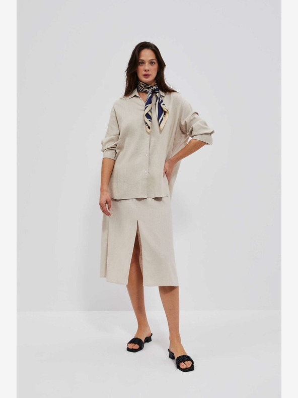 Moodo Gonna da donna beige Moodo