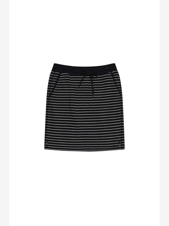 Moodo Gonna a righe bianca e nera da donna Moodo