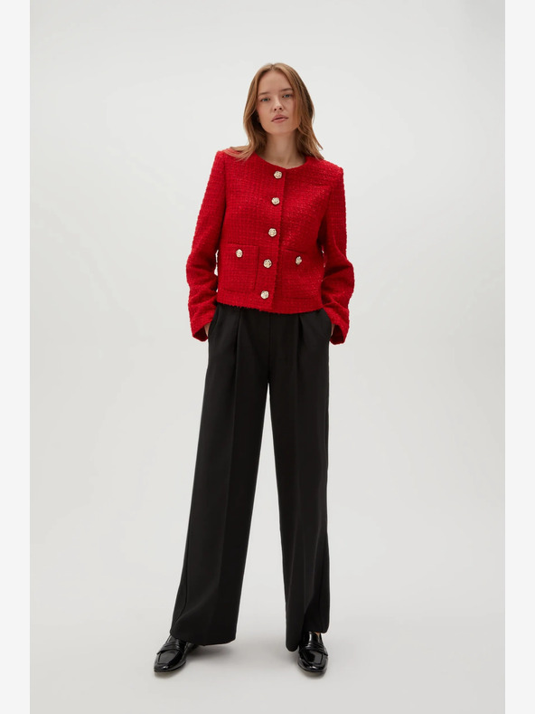 Moodo Moodo Giacca rossa con bottoni