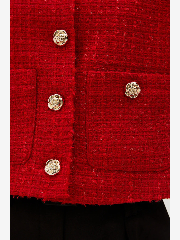 Moodo Moodo Giacca rossa con bottoni