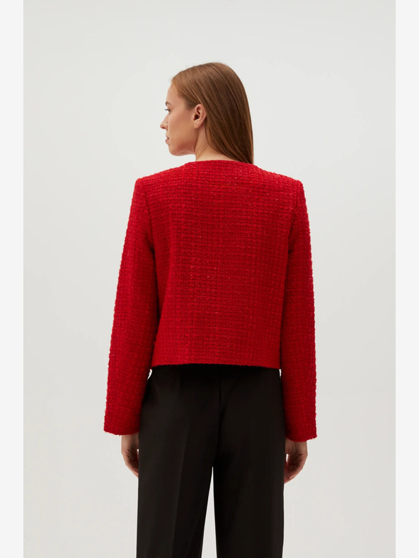 Moodo Moodo Giacca rossa con bottoni