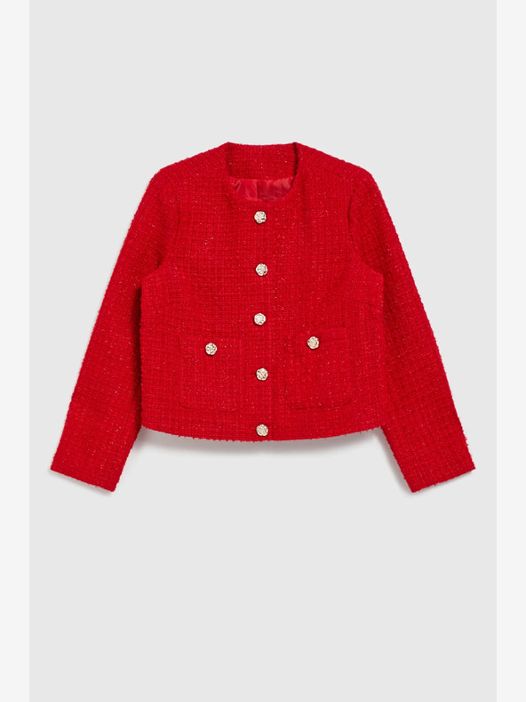 Moodo Moodo Giacca rossa con bottoni