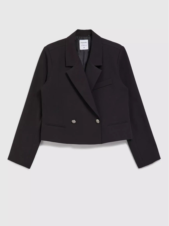 Moodo Giacca corta nera da donna Moodo