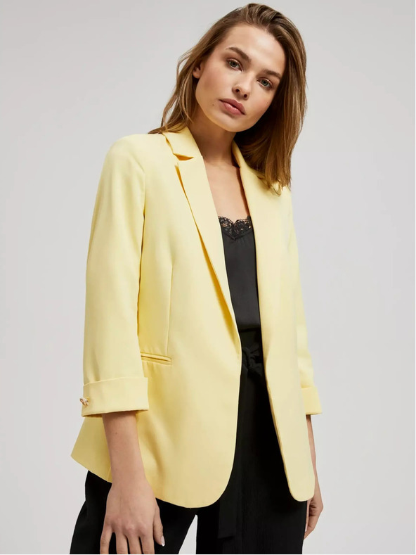 Moodo Giacca gialla con maniche 3/4 Moodo