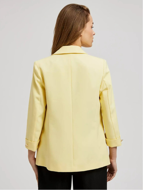 Moodo Giacca gialla con maniche 3/4 Moodo