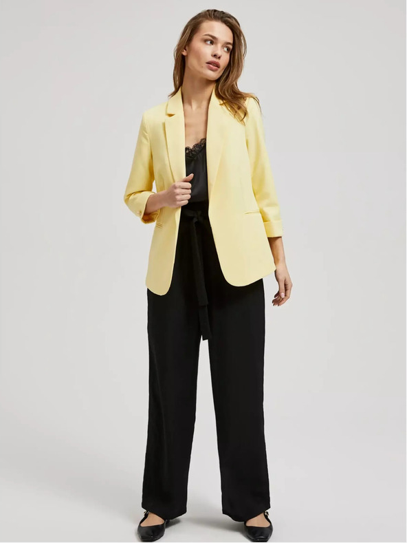 Moodo Giacca gialla con maniche 3/4 Moodo