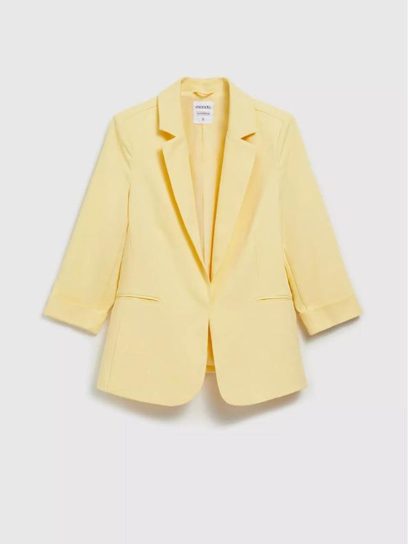 Moodo Giacca gialla con maniche 3/4 Moodo