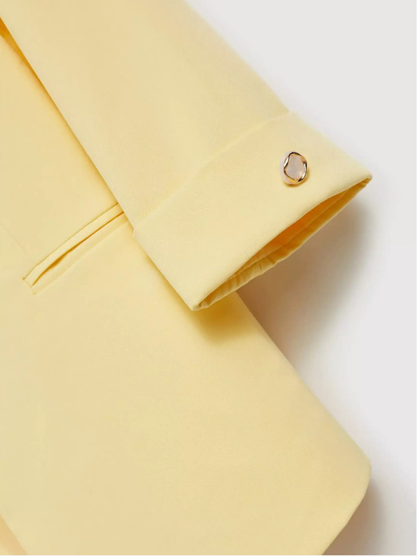 Moodo Giacca gialla con maniche 3/4 Moodo