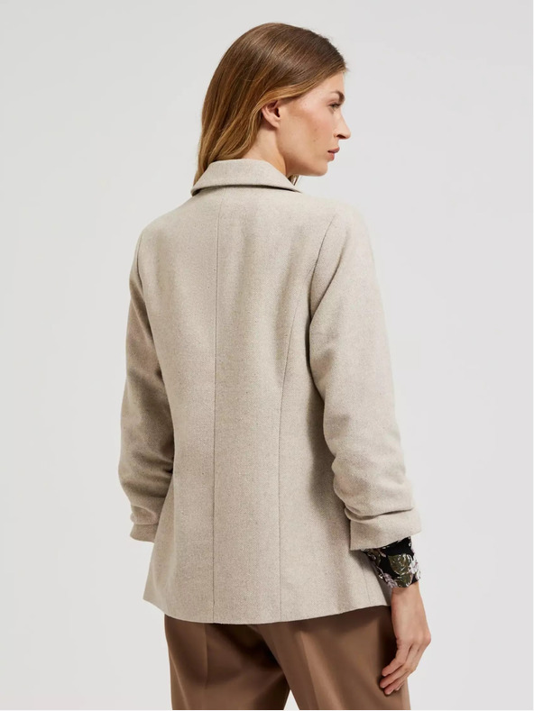 Moodo Moodo blazer beige da donna