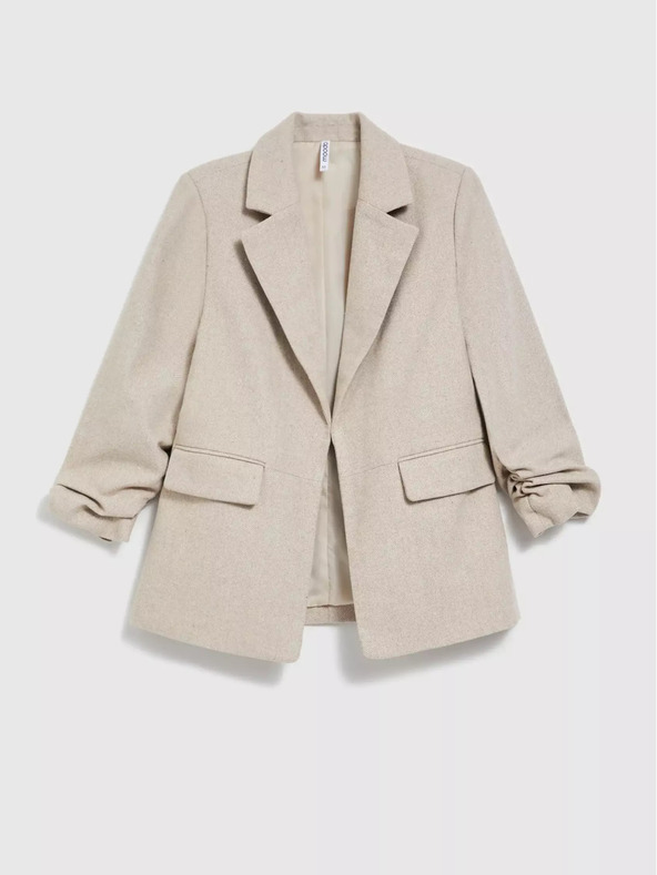 Moodo Moodo blazer beige da donna