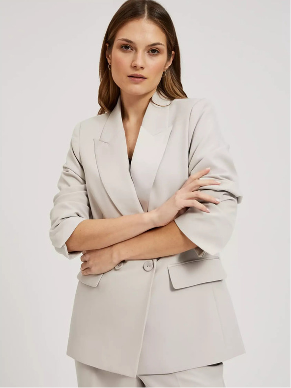 Moodo Moodo blazer beige da donna