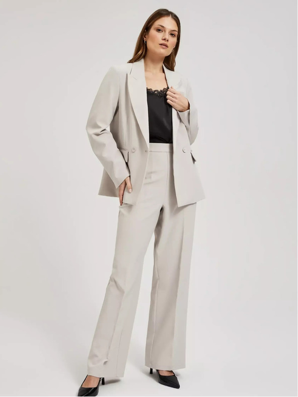 Moodo Moodo blazer beige da donna