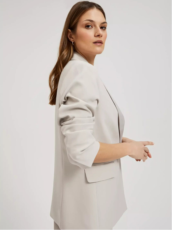 Moodo Moodo blazer beige da donna