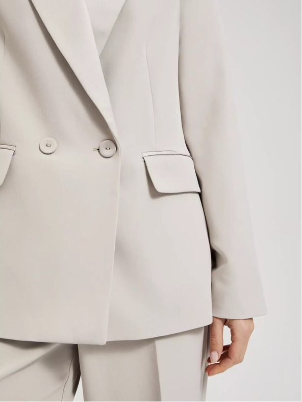 Moodo Moodo blazer beige da donna