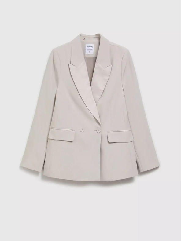 Moodo Moodo blazer beige da donna