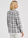 Moodo Giacca a quadri bianca e nera Moodo