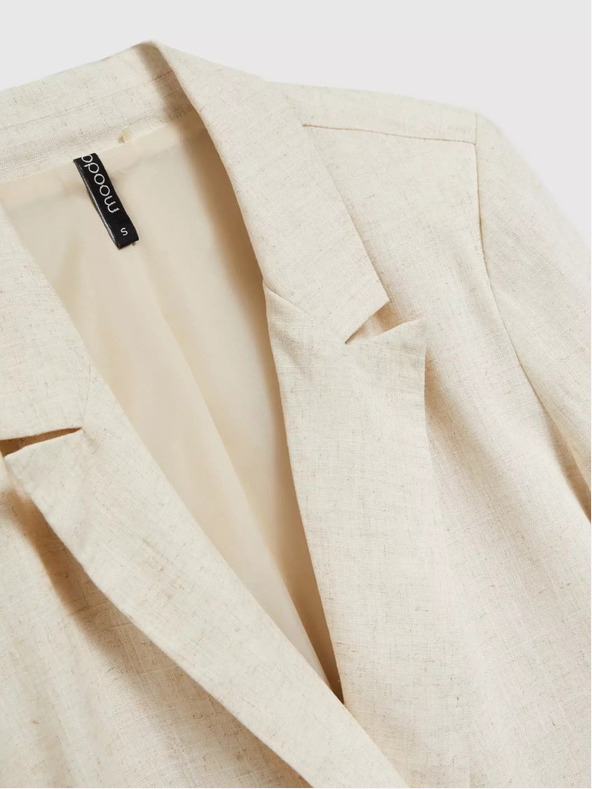 Moodo Moodo blazer beige da donna