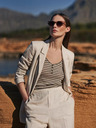Moodo Moodo blazer beige da donna