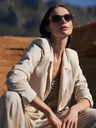 Moodo Moodo blazer beige da donna