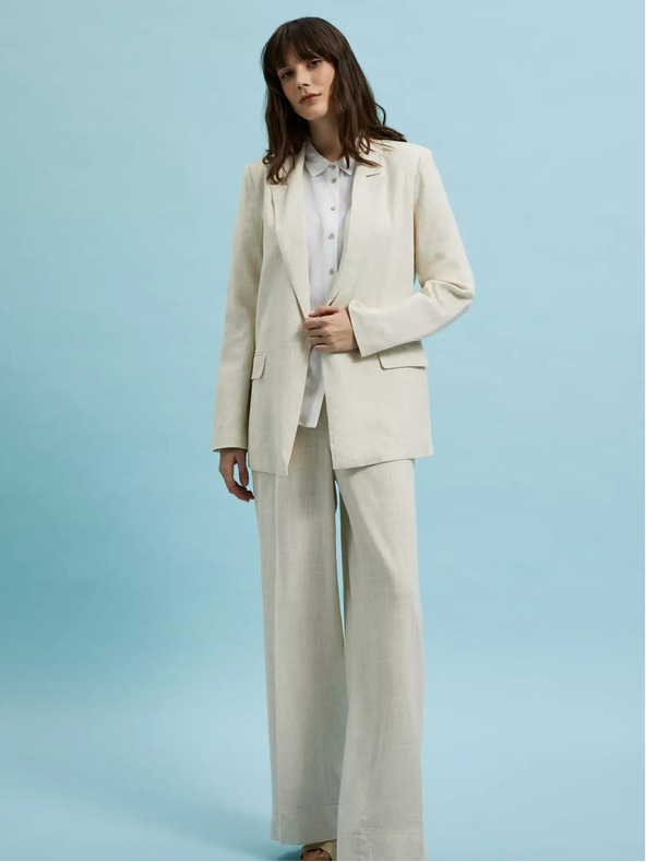 Moodo Moodo blazer beige da donna