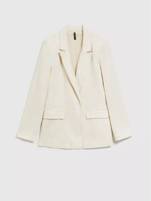 Moodo Moodo blazer beige da donna