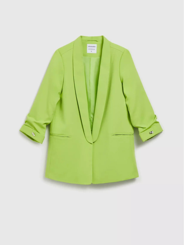 Moodo Giacca verde con maniche a 3/4 Moodo