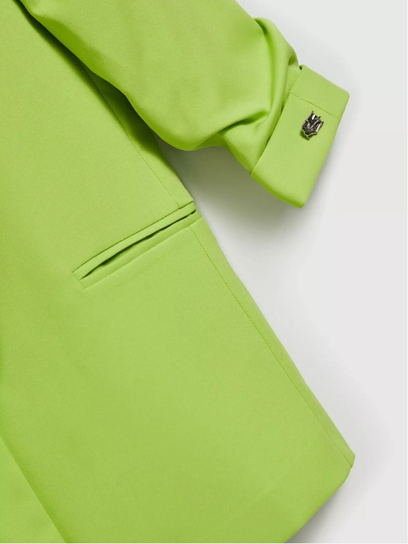 Moodo Giacca verde con maniche a 3/4 Moodo