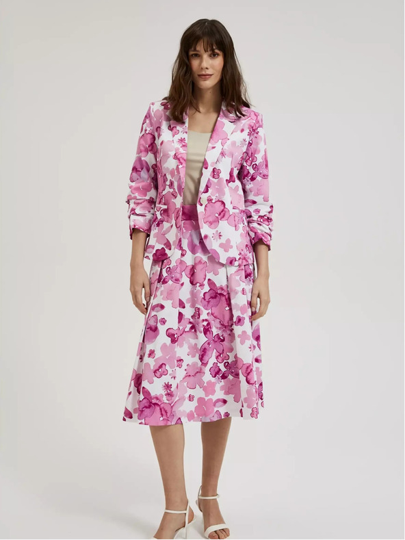 Moodo Giacca rosa a fantasia Moodo