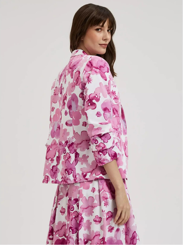 Moodo Giacca rosa a fantasia Moodo