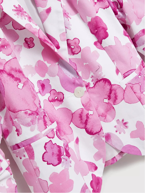 Moodo Giacca rosa a fantasia Moodo